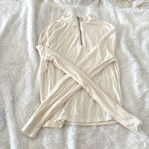 Cute soft white king sleeve shirt